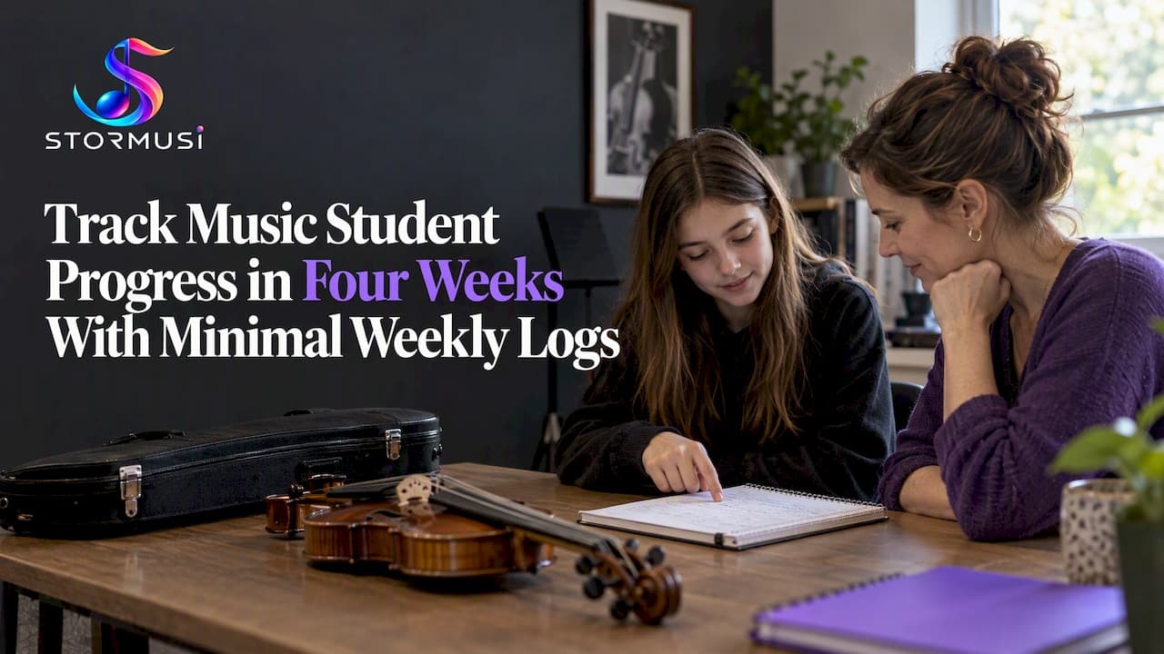 Track Music Student Progress in Four Weeks With Minimal Weekly Logs